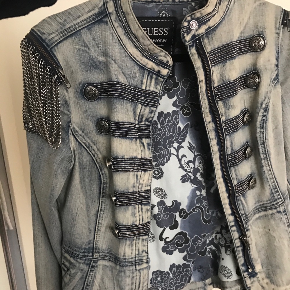 Guess Limited edition  blue jean jacket